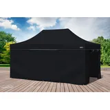 Faltpavillon Faltzelt Pavillon 3x4,5 Schwarz Gartenzelt Klappzelt Wasserdicht