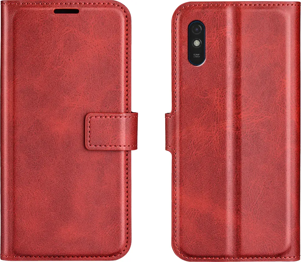 Handyhülle mit Platz für Pässe - rot