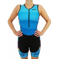 Triathlon-Anzug Damen Triathlon Rennanzug ohne Ärmel ZOOT XL