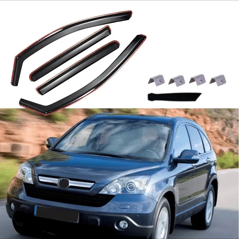 Satz mit 4 Windabweisern für Honda CR‐V (2007–2010)