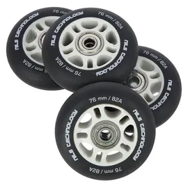 Nils Extreme PU 76x24 82A matt (4 Stück) + ABEC-9 (8 Stück) Set