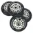 Nils Extreme PU 76x24 82A matt (4 Stück) + ABEC-9 (8 Stück) Set
