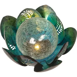 LED Solarlampe Lilly, Lotusblüte, Gartenbeleuchtung