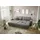 ed exciting design Big-Sofa Cord 2-Sitzer Grau