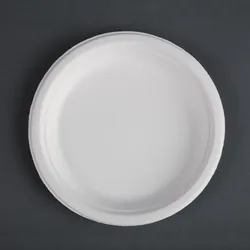Fiesta Green Fiesta Compostable kompostierbare Zuckerrohrteller 17,9cm