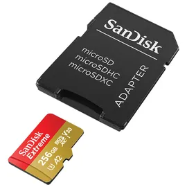 SanDisk Extreme microSDXC UHS-I A2 U3 V30 + SD-Adapter 256 GB