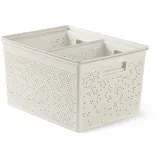 Tatay Aufbewahrungsbox Bohol 30 x 39 x 21,5 cm 4-tlg. Beige