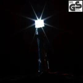 Voltronic LED Lichterkette 5 m Kunststoff kaltweiß