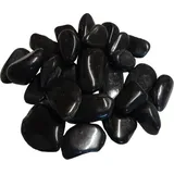 Aquagart Polierter Kiesel 180 kg Schwarz