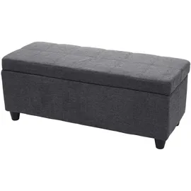 berlinlodge Sitzbank Lars Dunkelgrau 114 x 45 x 45 cm