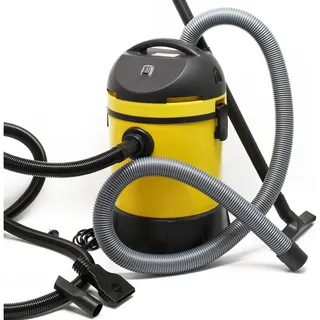 Wiltec Teichsauger 1400 W, 30 L Füllmenge, mit 2 Schläuchen, Poolsauger Schlammsauger Teichschlammsauger Nass Trocken Sauger mit Entleerungsautomatik