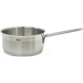 Silit Toskana Topf-Set 9-tlg. 3 x Fleischtopf + Bratentopf + Stielkasserolle + Milchtopf + Bratpfanne + Servierpfanne + Spritzschutzdeckel + Dämpfererinsatz
