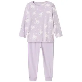 NAME IT Mädchen Nmfnightset Pastel Lilac Horse Noos Hose, Pastel Lilac, 86-92 EU - 86-92