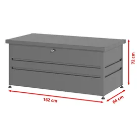 primeyard Gartenbox 162 x 84 x 72 cm Anthrazit