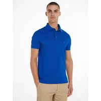 Tommy Hilfiger Poloshirt »1985 SLIM POLO«, aus leicht strukturiertem Piqué-Material Gr. M, Ultra blue) , 57435566-M