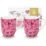 Pip Studio Jolie Flowers Becher 0,145 l Rosa 2 St.