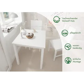 woodroom Kota 70 x 75 x 70 cm weiß