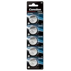 Camelion CR2450 Lithium Knopfzelle 3V - 5 Batterien - 1 x 5er Streifen