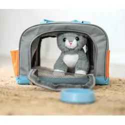 small foot Katze mit Tasche und Pflege-Set - mehrfarbig