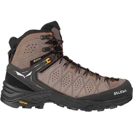 Salewa Alp Trainer Mid GTX Herren wallnut/fluo orange 41