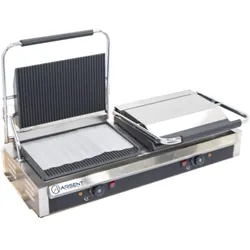 ARSENT Professioneller Grill für Panini Duplo elektrischer Kontaktgrill