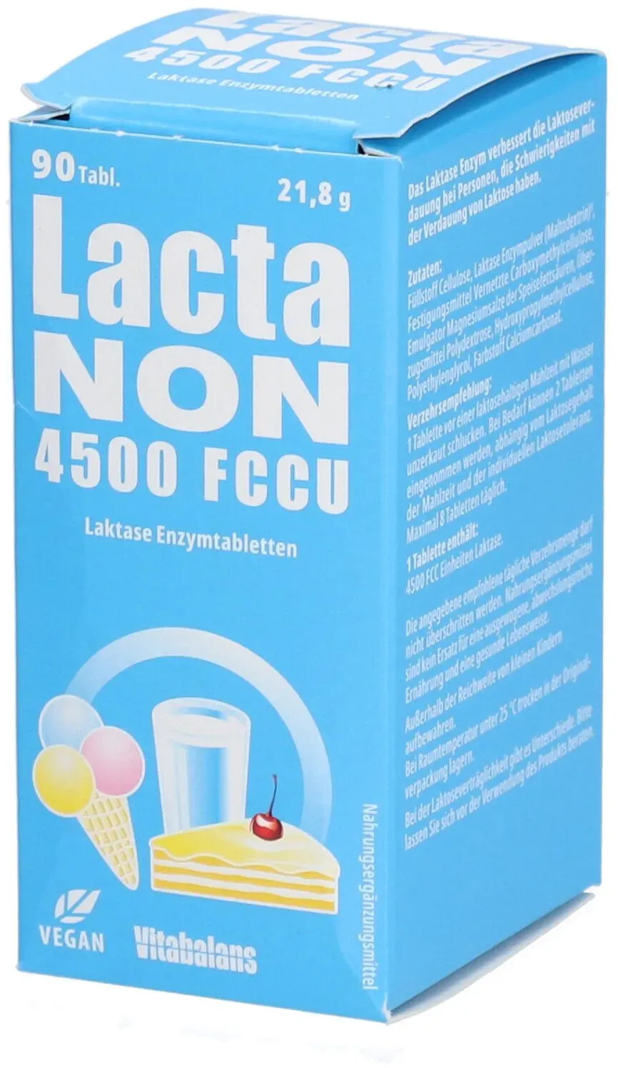 Lactanon 4500 Fccu 90 Tabletten