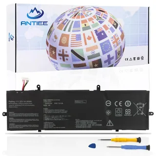 ANTIEE 50WH C31N1816 Laptop Akku Kompatibel mit ASUS ZenBook Flip 13 UX362 Q326FA Q326FA-BI7T13 UX362 UX362FA UX362FA I7 UX362FA-2B UX362FA-2G 0B200-03160000 3ICP5/70/81 11.55V 4335mAh