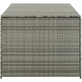 vidaXL Gartenbox Poly Rattan 180x90x70 cm Grau