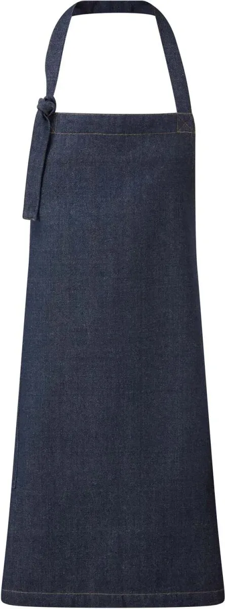 Premier Workwear Latzschürze mit Seitentaschen 'Regenerate' PR122 indigo denim (ca. pantone 2380c) 86 x 72 cm