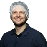 Nitras 4000 Baretthaube, weiß 52cm Durchmesser, 1000 Stück