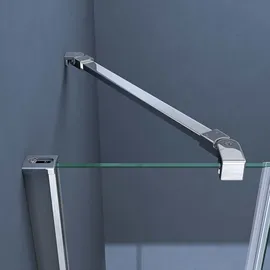 SoGood doporro Eck-duschkabine Eckdusche Duschabtrennung Esg-sicherheitsglas Klarglas inkl. Easy-clean-beschichtung - Klarglas