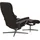 Stressless Stressless® Relaxsessel »View« Set, Relaxsessel mit Hocker, mit Hocker, mit Cross Base, Größe S, M & L, Holzakzent Wenge braun