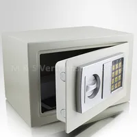 BITUXX Elektronischer Möbeltresor Minitresor Wandtresor Wandsafe lichtgrau