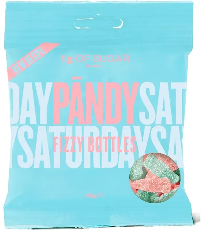 Pändy Candy Fizzy Bottles Geleebonbons 50 g