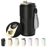 Homealexa Thermobecher 0,41 l Schwarz