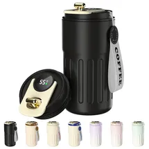 Homealexa Thermobecher 0,41 l Schwarz