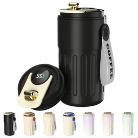 Homealexa Thermobecher 0,41 l Schwarz