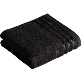 VOSSEN Cult de Luxe Handtuch 50 x 100 cm schwarz 2 St.
