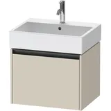 Duravit Ketho.2 Waschtischunterbau wandhängend 1 Auszug, 584x440x460mm, für Vero Air 235060, K25075083830000, Farbe: Taupe Supermatt