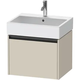 Duravit Ketho.2 Waschtischunterbau wandhängend 1 Auszug, 584x440x460mm, für Vero Air 235060, K25075083830000, Farbe: Taupe Supermatt