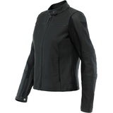 Dainese Razon 2 Lederjacke perforiert Damen - Schwarz - 54