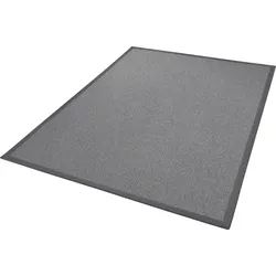 Teppich DEKOWE "Naturana Panama", grau, B:80cm H:8mm L:250cm, Kunstfaser, Teppiche, Flachgewebe, meliert, Sisal-Optik, mit Bordüre, Wohnzimmer