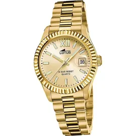 Lotus Edelstahl Damen Uhr Armbanduhr gold Elegant Classic D2UL18932/2 - Gold