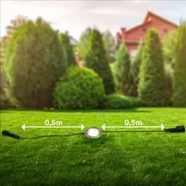 Briloner LED Außen-Bodenstrahler Connect to Shine 3er Starterset 10W warmweiß