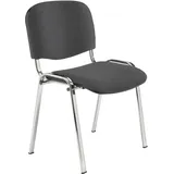 Sigma Esszimmerstuhl, stapelbar, Anthrazit, für Veranstaltungen, Konferenzen, Bankett, Büro