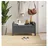 vidaXL Truhenbank Flurbank 80x40x43 cm grau