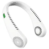 Tragbarer Nackenventilator, Blattloser Nackenventilator, 360°-kühlventilator Zum Aufhängen, Usb-wiederaufladbarer Persönlicher Nackenventilator