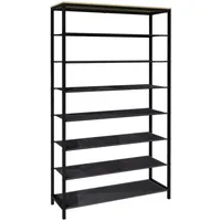 VCM Taliro 90 x 152 x 30 cm schwarz / eiche