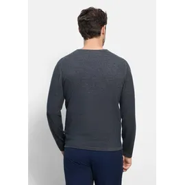 Olymp Rundhalspullover Blau L