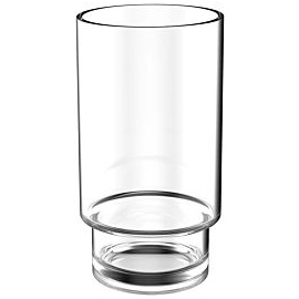 Emco Fino Mundspülglas 842000090 Kristallglas klar, für Glashalter